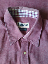 Charger l'image dans la galerie, Chemise "Seconde" Adam - Bordeaux chiné en coton. Taille L, 40, 42. Barbour
