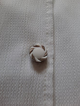 Charger l'image dans la galerie, Chemisier vintage Lara - Plissé au col et aux manches. Taille M, 38, 40. Caty Jane. Made in France.