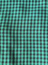 Charger l'image dans la galerie, Blaser vintage Élisa - A carreaux Vichy verts et noirs. Laine. Taille M, 38, 40. Ams'Elle Paris. Made in France
