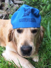 Charger l'image dans la galerie, Bonnet vintage Falbala - Cigarettes Gauloises. Bleu. Taille unique.