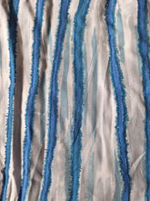Charger l'image dans la galerie, Chemisier vintage Ingrid - Rayures blanches et bleues. Taille L, 40, 42. PierBé. Made in France.