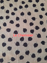 Charger l'image dans la galerie, Ensemble vintage Léna - Chemisier et jupe à pois beige et noir. Taille M, 38, 40. Alvarina. Made in France