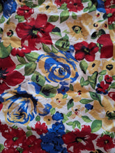 Charger l'image dans la galerie, Robe vintage Marge - Fleurie et lacée sur les côtés. Taille M, 38, 40.
