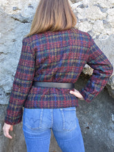Charger l'image dans la galerie, Veste vintage Clarisse - Tweed de laine texturé. Taille M, 38, 40. Nathalie Andersen. Made in France