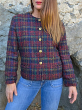 Charger l'image dans la galerie, Veste vintage Clarisse - Tweed de laine texturé. Taille M, 38, 40. Nathalie Andersen. Made in France