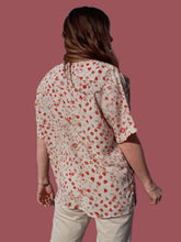 Charger l'image dans la galerie, Chemisier vintage Chiara - Imprimé floral. Taille XL 42 44. Damart.