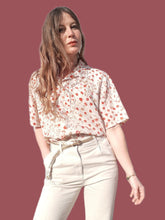 Charger l'image dans la galerie, Chemisier vintage Chiara - Imprimé floral. Taille XL 42 44. Damart.