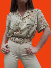 Charger l'image dans la galerie, Chemisier vintage Virginia - Vert d'eau. Taille XL, 42, 44