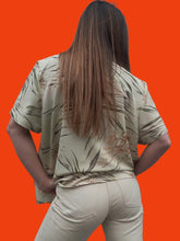 Charger l'image dans la galerie, Chemisier vintage Virginia - Vert d'eau. Taille XL, 42, 44