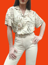 Charger l'image dans la galerie, Chemisier vintage Virginia - Vert d'eau. Taille XL, 42, 44