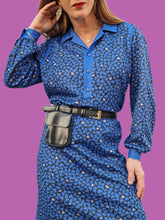 Charger l'image dans la galerie, Robe vintage Cassandre - Imprimé géométrique. Taille M, 38, 40. Eska. Made in Austria