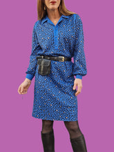 Charger l'image dans la galerie, Robe vintage Cassandre - Imprimé géométrique. Taille M, 38, 40. Eska. Made in Austria
