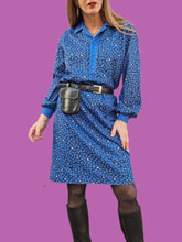 Charger l'image dans la galerie, Robe vintage Cassandre - Imprimé géométrique. Taille M, 38, 40. Eska. Made in Austria