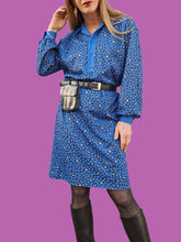 Charger l'image dans la galerie, Robe vintage Cassandre - Imprimé géométrique. Taille M, 38, 40. Eska. Made in Austria