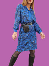 Charger l'image dans la galerie, Robe vintage Cassandre - Imprimé géométrique. Taille M, 38, 40. Eska. Made in Austria