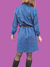 Charger l'image dans la galerie, Robe vintage Cassandre - Imprimé géométrique. Taille M, 38, 40. Eska. Made in Austria