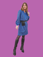 Charger l'image dans la galerie, Robe vintage Cassandre - Imprimé géométrique. Taille M, 38, 40. Eska. Made in Austria