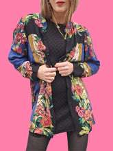 Charger l'image dans la galerie, Chemisier 'Seconde' Lucie - Imprimé floral. Taille L, 40, 42. Umberto Monza Paris. Made in CEE.