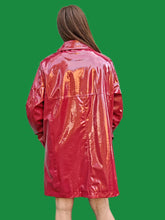 Charger l'image dans la galerie, Ciré 'Seconde' Lidia - Vernis rose cerise. Taille XXL, 44, 46. Armor-Lux