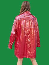 Charger l'image dans la galerie, Ciré 'Seconde' Lidia - Vernis rose cerise. Taille XXL, 44, 46. Armor-Lux