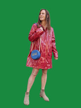 Charger l'image dans la galerie, Ciré 'Seconde' Lidia - Vernis rose cerise. Taille XXL, 44, 46. Armor-Lux