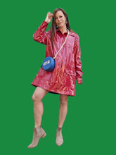 Charger l'image dans la galerie, Ciré 'Seconde' Lidia - Vernis rose cerise. Taille XXL, 44, 46. Armor-Lux
