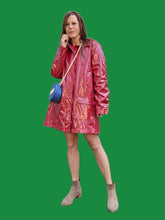 Charger l'image dans la galerie, Ciré 'Seconde' Lidia - Vernis rose cerise. Taille XXL, 44, 46. Armor-Lux