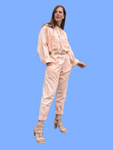 Charger l'image dans la galerie, Combinaison vintage Annabelle - En coton saumon. Taille L, 40, 42.