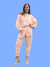 Charger l'image dans la galerie, Combinaison vintage Annabelle - En coton saumon. Taille L, 40, 42.