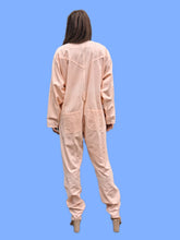 Charger l'image dans la galerie, Combinaison vintage Annabelle - En coton saumon. Taille L, 40, 42.