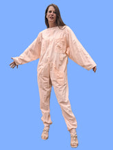Charger l'image dans la galerie, Combinaison vintage Annabelle - En coton saumon. Taille L, 40, 42.