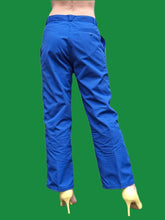 Charger l'image dans la galerie, Pantalon 'Seconde' Marcelle - Bleu Bugatti. Bleu de travail. Taille M, 38, 40. Adolphe Lafont.