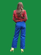 Charger l'image dans la galerie, Pantalon 'Seconde' Marcelle - Bleu Bugatti. Bleu de travail. Taille M, 38, 40. Adolphe Lafont.