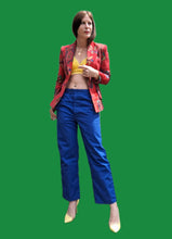 Charger l'image dans la galerie, Pantalon 'Seconde' Marcelle - Bleu Bugatti. Bleu de travail. Taille M, 38, 40. Adolphe Lafont.