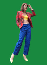 Charger l'image dans la galerie, Pantalon 'Seconde' Marcelle - Bleu Bugatti. Bleu de travail. Taille M, 38, 40. Adolphe Lafont.