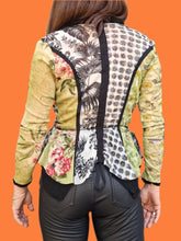 Charger l'image dans la galerie, Blouse 'Seconde' Telma - Taille S, 36, 38. Effet basque. Bleu-Blanc-Rouge Made in Portugal