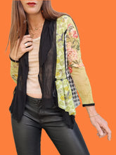 Charger l'image dans la galerie, Blouse 'Seconde' Telma - Taille S, 36, 38. Effet basque. Bleu-Blanc-Rouge Made in Portugal