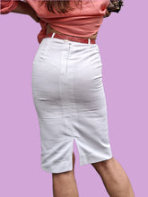 Charger l'image dans la galerie, Jupe 'Seconde' Prisca - En nid d'abeille, coton blanc. Taille XS, 34, 36. Cyrillus