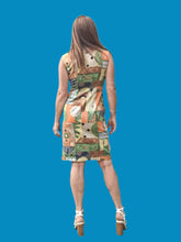Charger l'image dans la galerie, Robe vintage Amélina - Imprimé géométrique Africain. Taille S, 36, 38.
