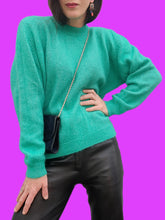 Charger l'image dans la galerie, Pull vintage Johanna - Vert. Taille M, 38, 40. Les tricots Caroll. Made in Italy