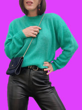 Charger l'image dans la galerie, Pull vintage Johanna - Vert. Taille M, 38, 40. Les tricots Caroll. Made in Italy