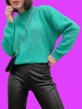 Charger l'image dans la galerie, Pull vintage Johanna - Vert. Taille M, 38, 40. Les tricots Caroll. Made in Italy