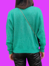 Charger l'image dans la galerie, Pull vintage Johanna - Vert. Taille M, 38, 40. Les tricots Caroll. Made in Italy