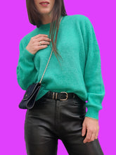 Charger l'image dans la galerie, Pull vintage Johanna - Vert. Taille M, 38, 40. Les tricots Caroll. Made in Italy