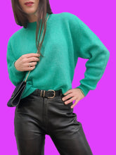 Charger l'image dans la galerie, Pull vintage Johanna - Vert. Taille M, 38, 40. Les tricots Caroll. Made in Italy