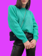 Charger l'image dans la galerie, Pull vintage Johanna - Vert. Taille M, 38, 40. Les tricots Caroll. Made in Italy