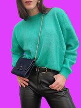 Charger l'image dans la galerie, Pull vintage Johanna - Vert. Taille M, 38, 40. Les tricots Caroll. Made in Italy