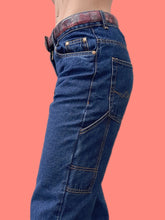Charger l'image dans la galerie, Pantalon "Seconde" Clémence - Jean denim brut poche côté. Taille M, 38, 40. Made in Bangladesh.