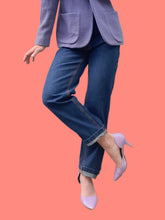 Charger l'image dans la galerie, Pantalon "Seconde" Clémence - Jean denim brut poche côté. Taille M, 38, 40. Made in Bangladesh.