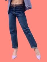 Charger l'image dans la galerie, Pantalon "Seconde" Clémence - Jean denim brut poche côté. Taille M, 38, 40. Made in Bangladesh.